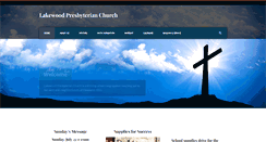 Desktop Screenshot of lakewoodpresbyterian.org